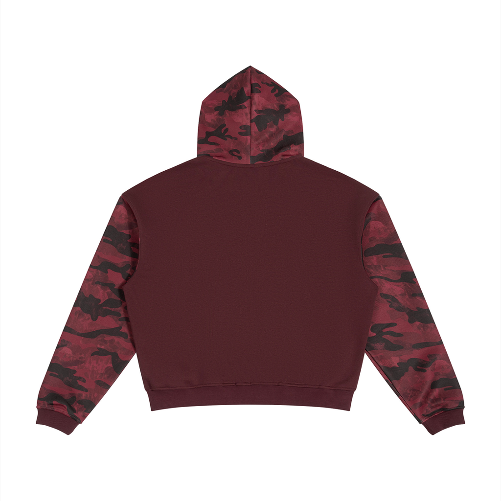 Sweat à capuche zippé camouflage boxy Ink Pick Me – photo 6