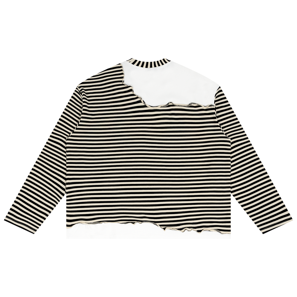 Pull rayé abricot et noir Signature Underground Ink Pick Me – vue de dos