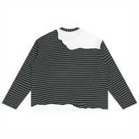 Pull rayé noir et gris Signature Underground Ink Pick Me – vue de dos