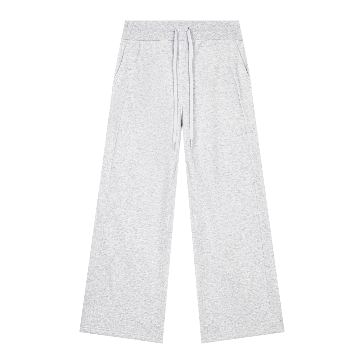 Jogging jambes larges gris clair Ink Pick Me, intérieur polaire – vue de face