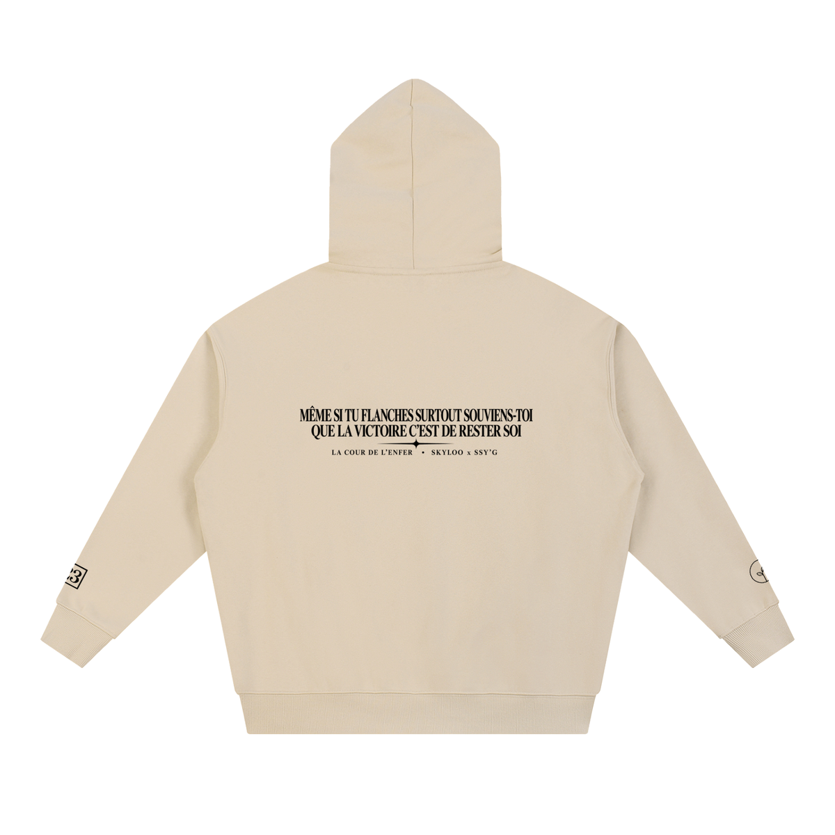 Hoodie unisexe Clair « Rester soi » — Ink Pick Me × Skyloo × SSY’G