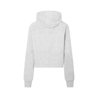 Hoodie court demi-zip gris clair Ink Pick Me – vue de dos