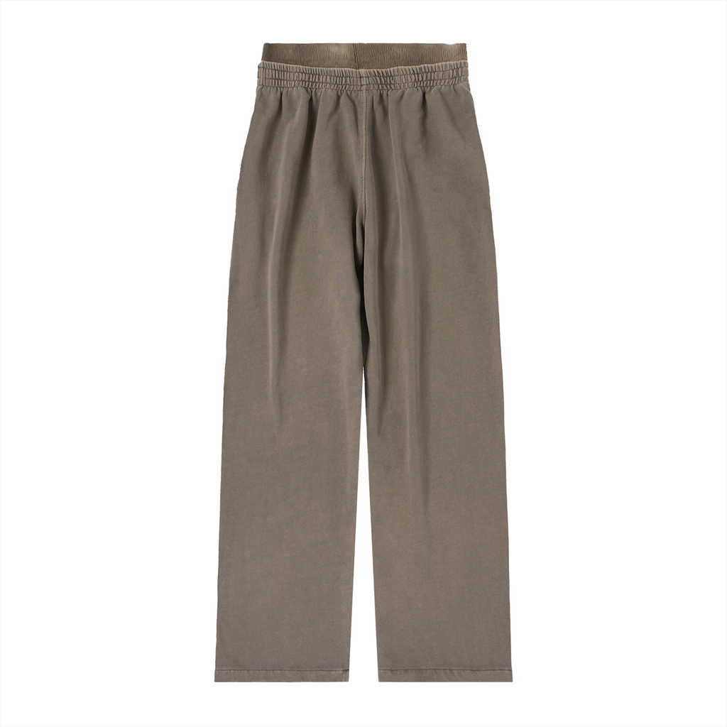Pantalon délavé double taille café Ink Pick Me – vue de dos