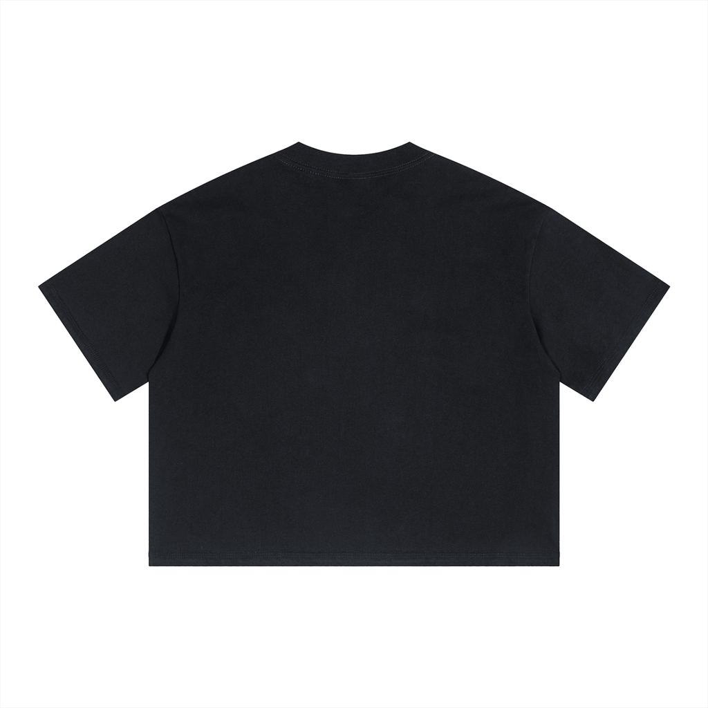 T-shirt boxy court noir Ink Pick Me – vue de dos