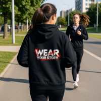 Veste à capuche épaisse unisexe Ink Pick Me, zip intégral – photo principale
