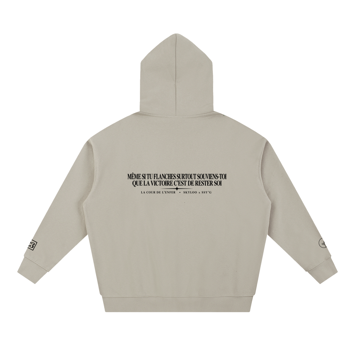 Hoodie unisexe Clair « Rester soi » — Ink Pick Me × Skyloo × SSY’G