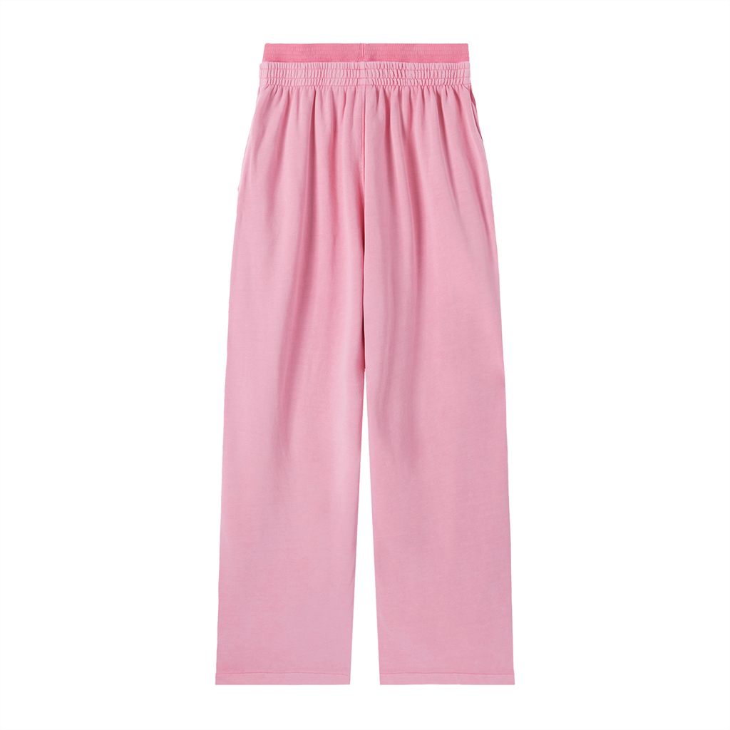 Pantalon double ceinture rose délavé Ink Pick Me – vue de dos