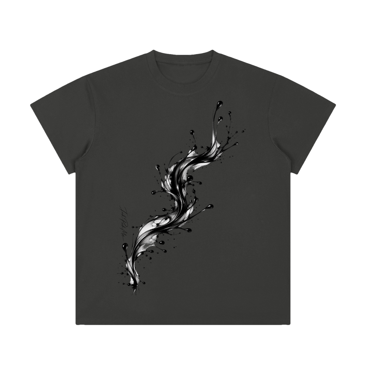 T-shirt Encre Simple à projections d'encre et signature 23 Ink Pick Me – photo 7
