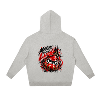 Sweat à capuche Daruma Luck unisexe Ink Pick Me, message MAKE YOUR OWN LUCK – photo 3