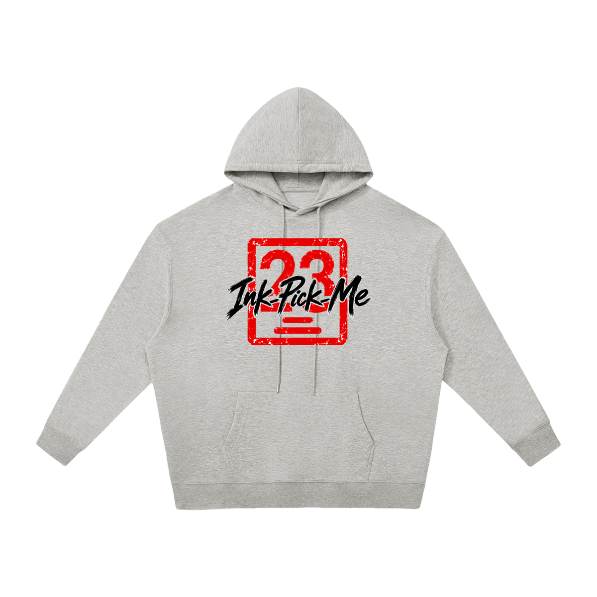 Sweat à capuche Daruma Luck unisexe Ink Pick Me, message MAKE YOUR OWN LUCK – photo 6