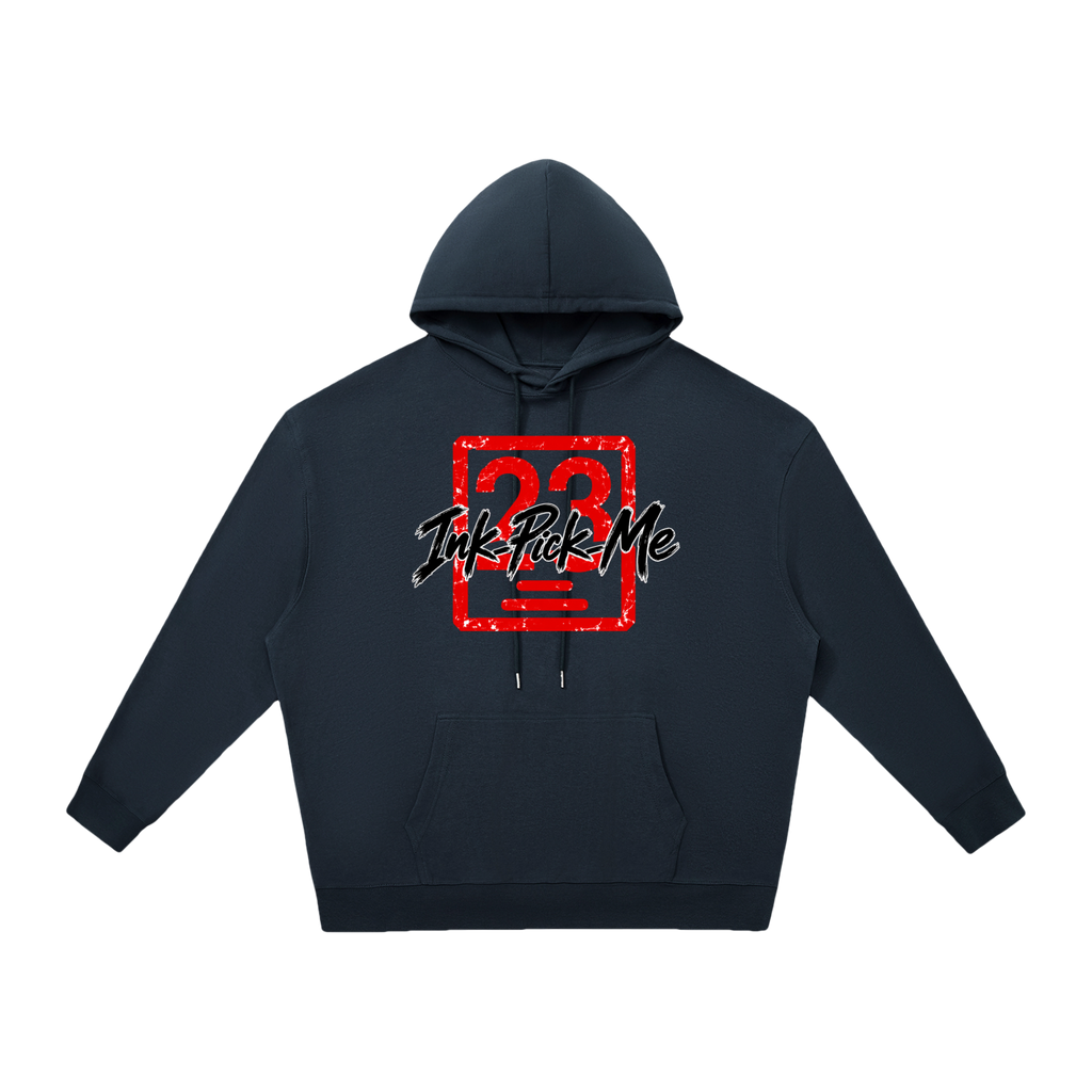Sweat à capuche Daruma Luck unisexe Ink Pick Me, message MAKE YOUR OWN LUCK – photo 9