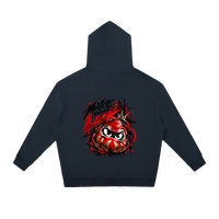 Sweat à capuche Daruma Luck unisexe Ink Pick Me, message MAKE YOUR OWN LUCK – photo 10
