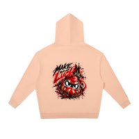 Sweat à capuche Daruma Luck unisexe Ink Pick Me, message MAKE YOUR OWN LUCK – photo 12