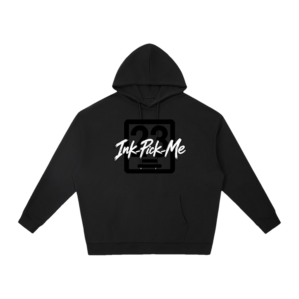 Sweat à capuche oversize Daruma Love unisexe Ink Pick Me, streetwear japonais – photo 1