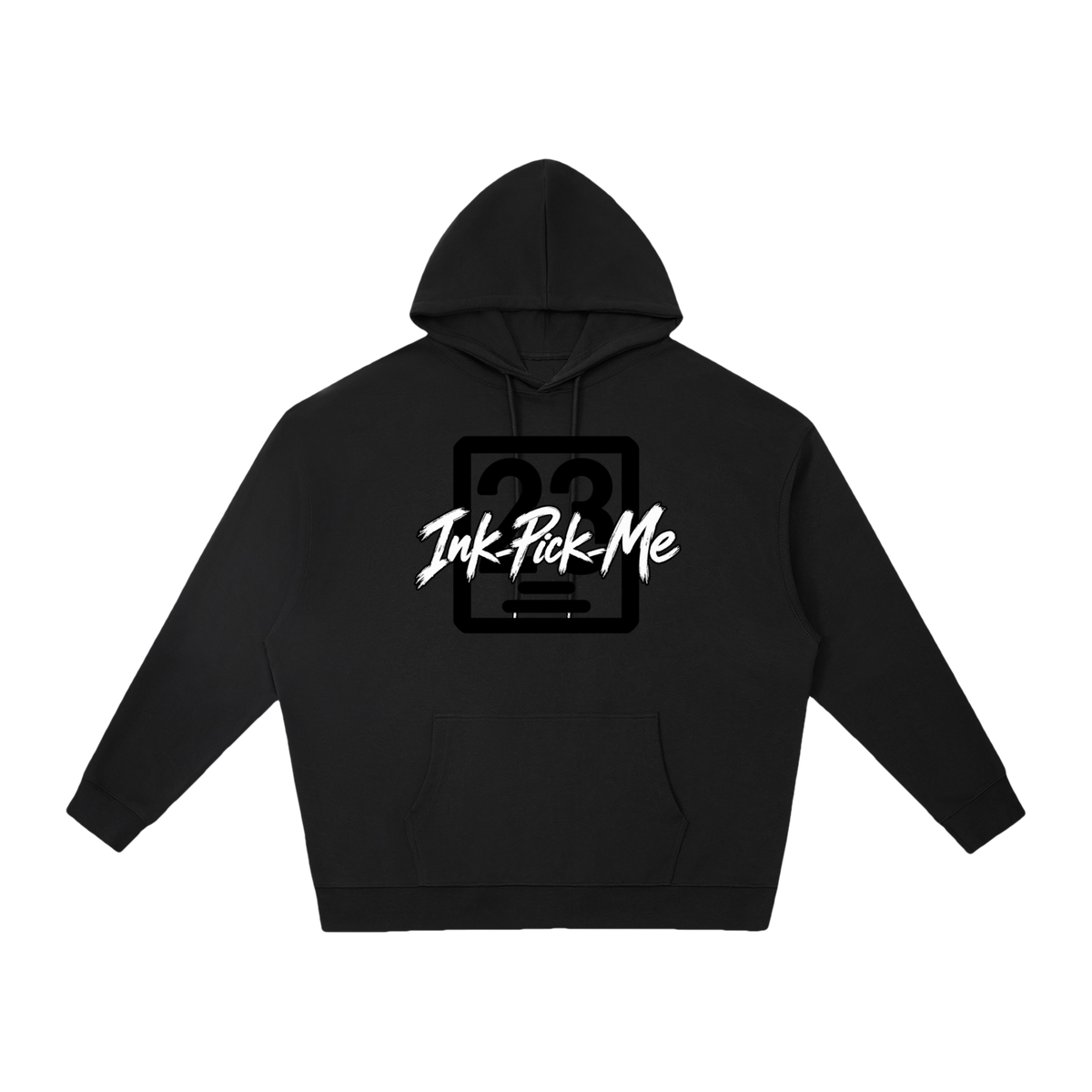 Sweat à capuche ample Daruma Gold unisexe Ink Pick Me, streetwear japonais – photo 3