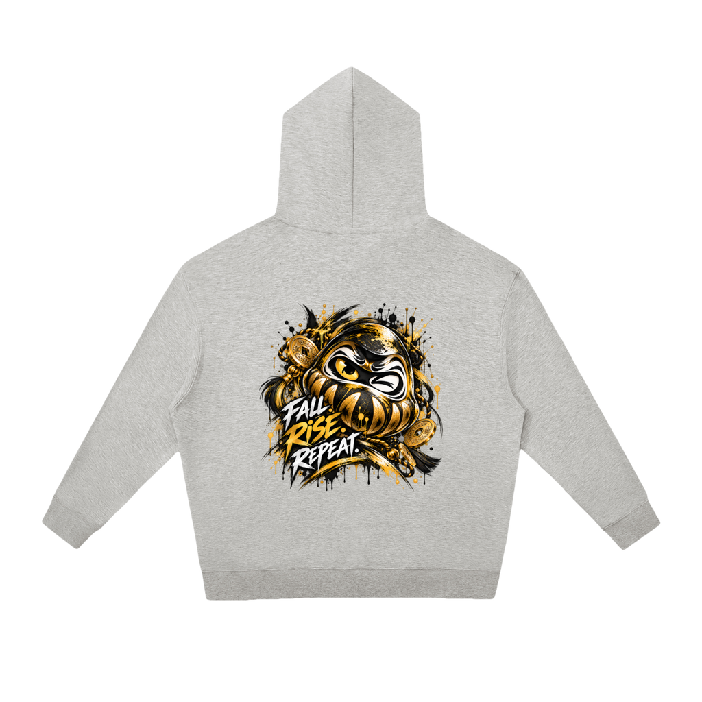 Sweat à capuche ample Daruma Gold unisexe Ink Pick Me, streetwear japonais – photo 6