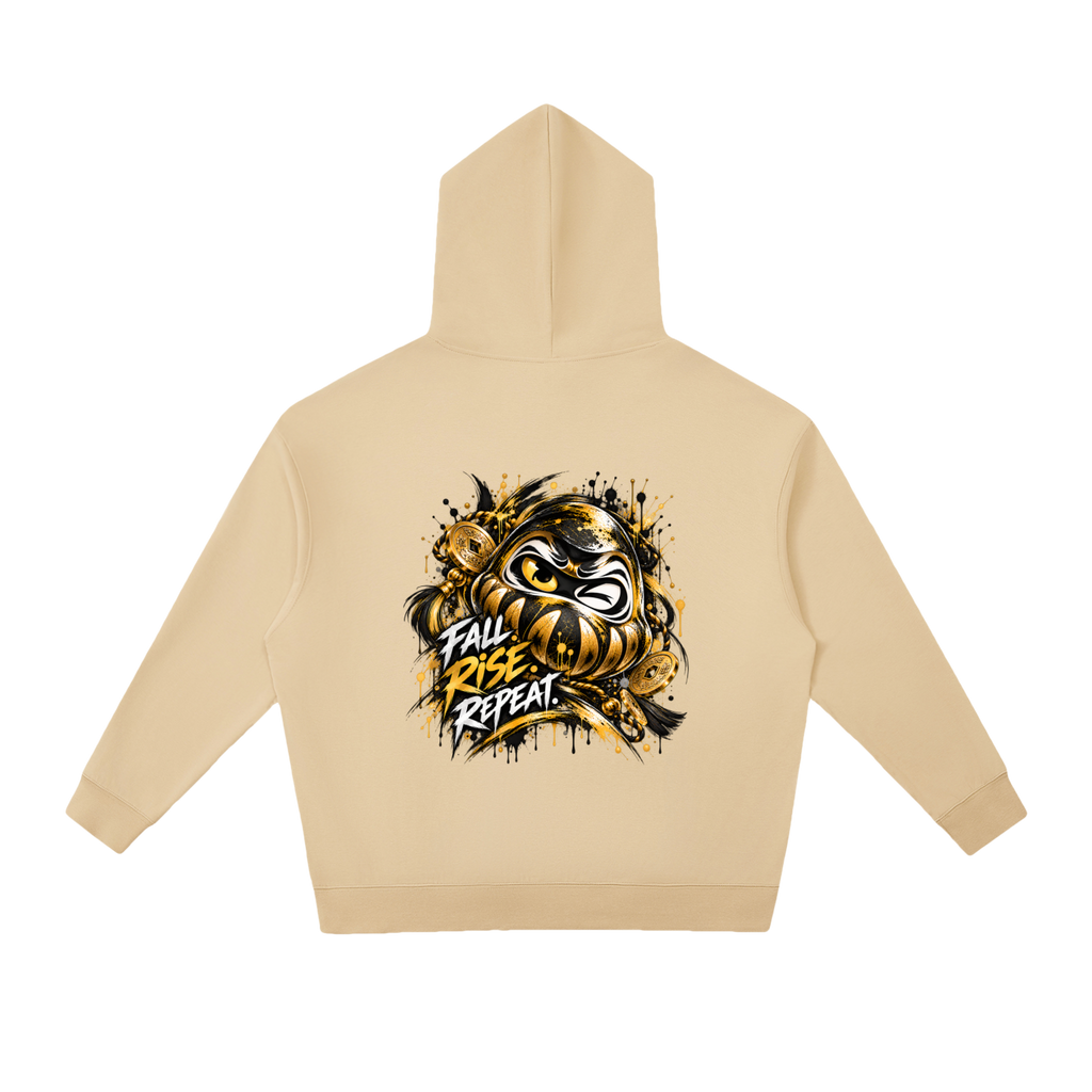Sweat à capuche ample Daruma Gold unisexe Ink Pick Me, streetwear japonais – photo 8