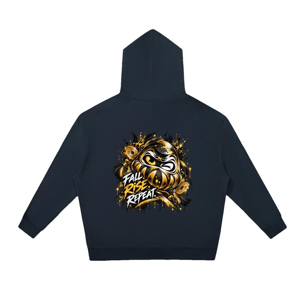 Sweat à capuche ample Daruma Gold unisexe Ink Pick Me, streetwear japonais – photo 12