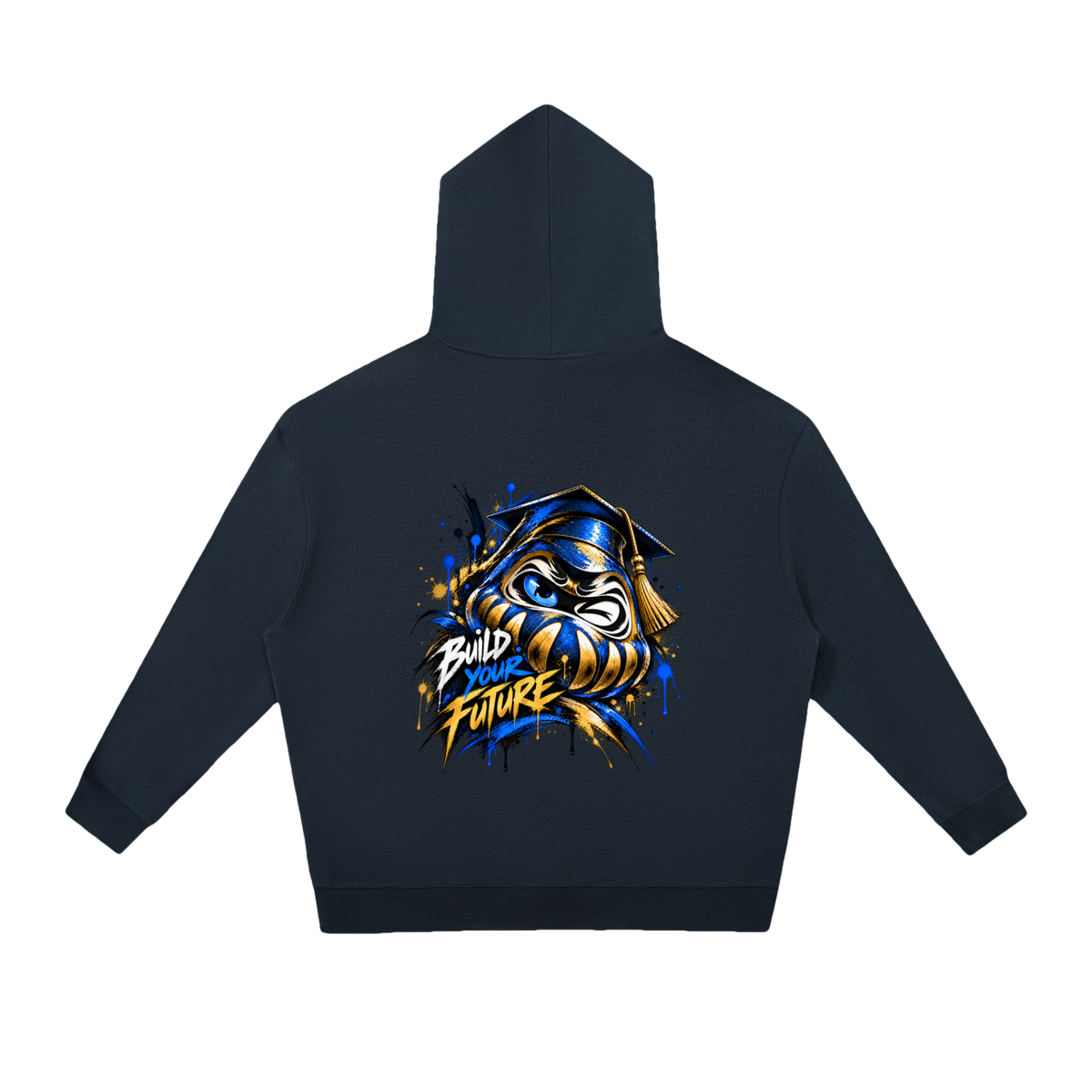Sweat à capuche Daruma Future unisexe Ink Pick Me, streetwear japonais – photo 2