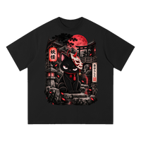 T-shirt oversize 'Inky Yokai' avec motif yokai graphique.