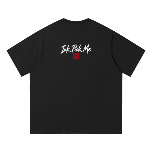 Ink Pick Me – Camiseta Oversize Inky Yokai 200 GSM – Streetwear Gráfico