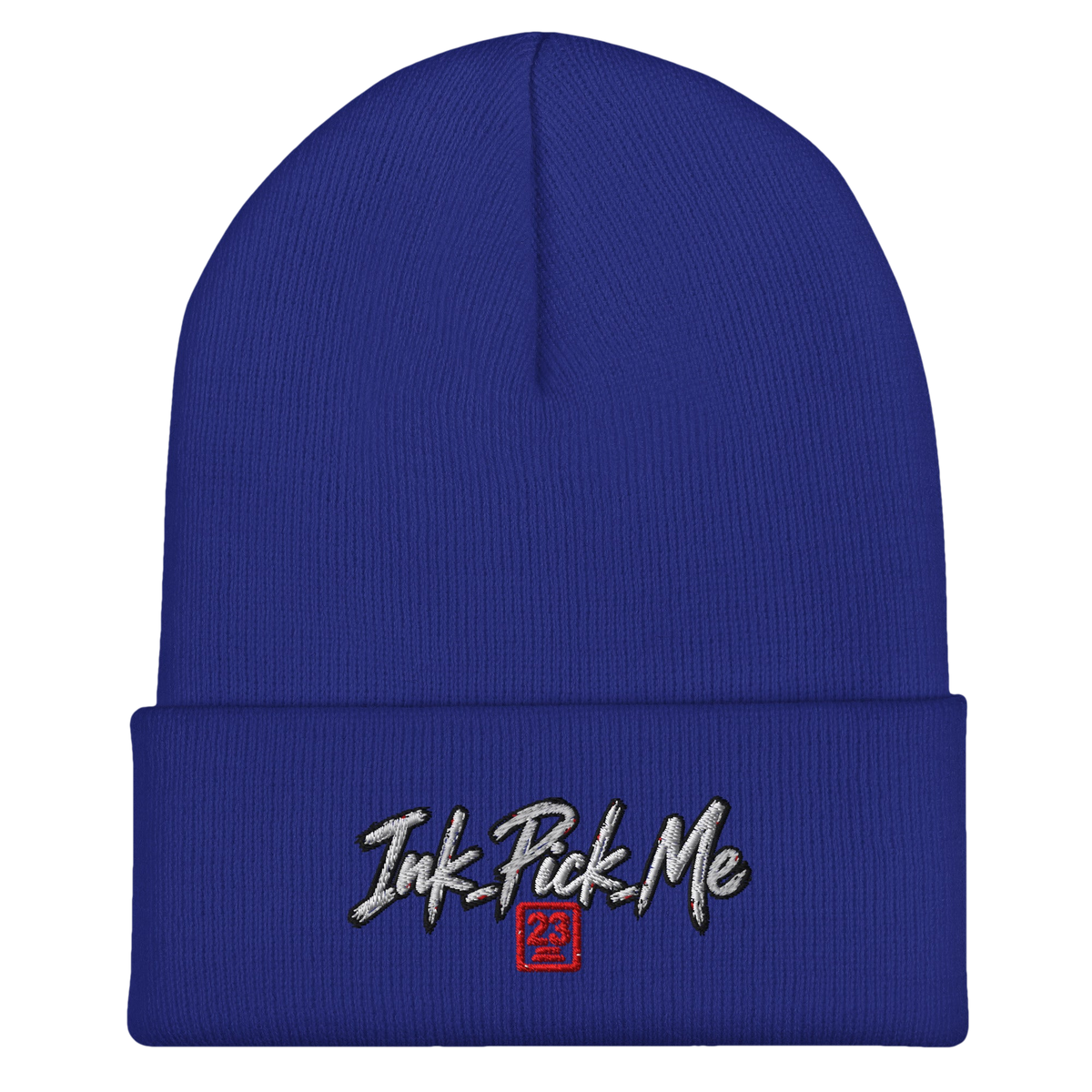 Bonnet à revers unisexe Ink Pick Me, tricot chaud – photo 1
