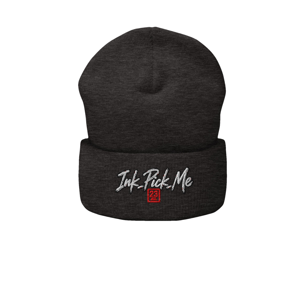 Bonnet à revers unisexe Ink Pick Me, tricot chaud – photo 5