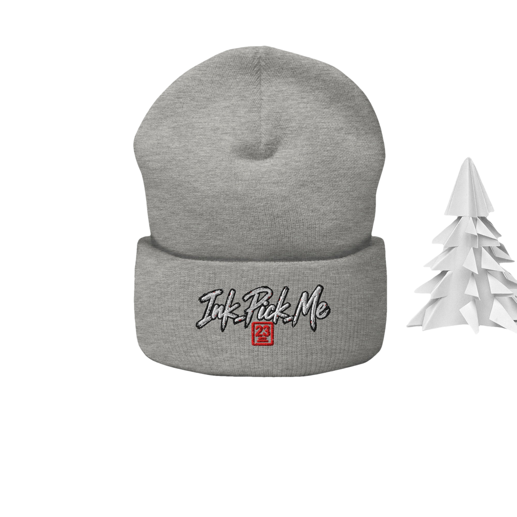 Bonnet à revers unisexe Ink Pick Me, tricot chaud – photo 7