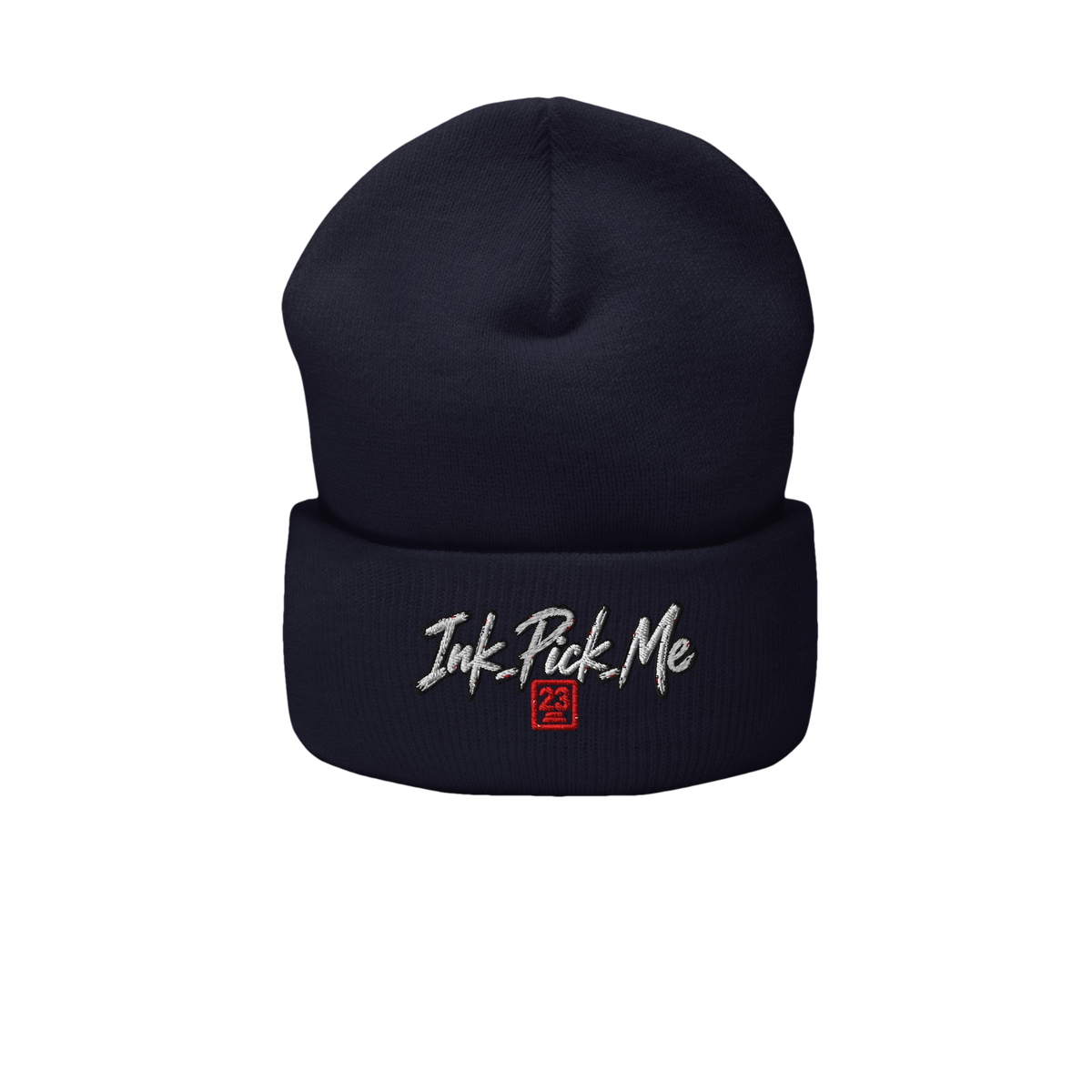 Bonnet à revers unisexe Ink Pick Me, tricot chaud – photo 8
