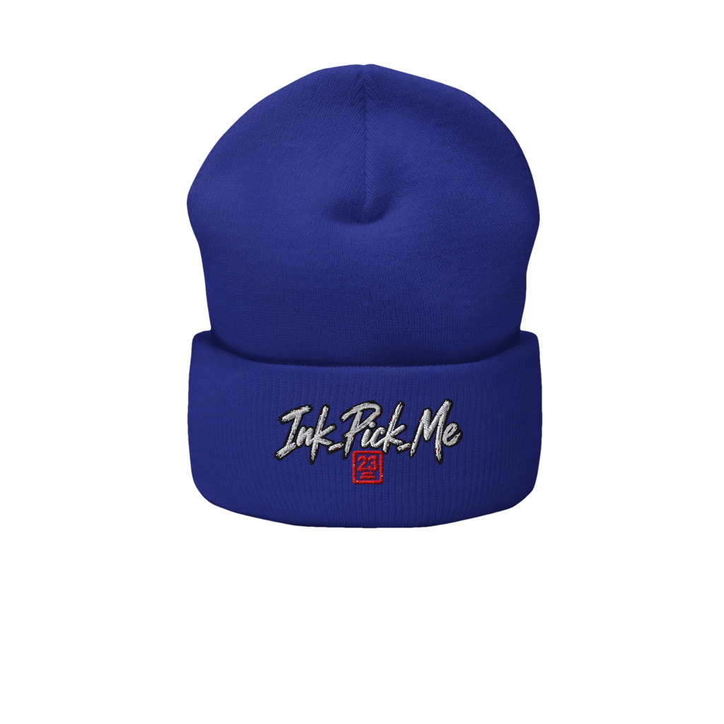 Bonnet à revers unisexe Ink Pick Me, tricot chaud – photo 11
