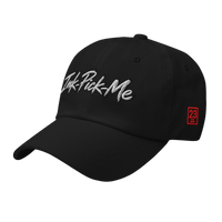 Casquette noire brodée Signature Ink Pick Me, logo blanc et 23 rouge – photo 1