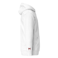 Hoodie Signature brodé clair en coton bio Ink Pick Me, logo noir et torii – photo 10