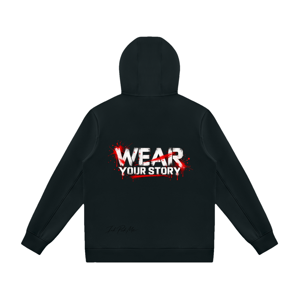 Veste zippée à capuche épaisse unisexe Ink Pick Me – photo 1