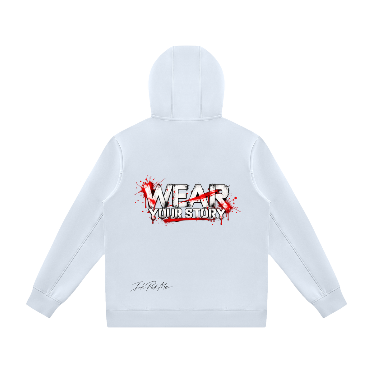 Veste zippée à capuche épaisse unisexe Ink Pick Me – photo 4