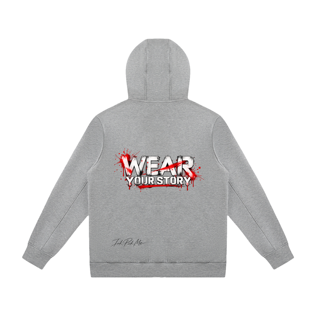 Veste zippée à capuche épaisse unisexe Ink Pick Me – photo 6