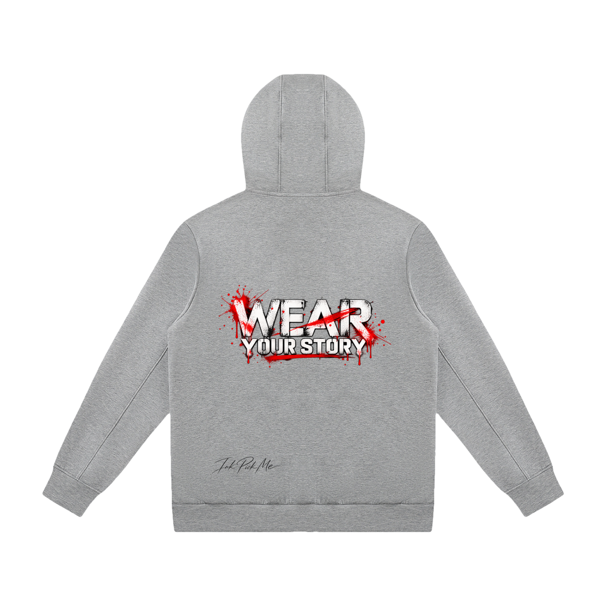 Veste zippée à capuche épaisse unisexe Ink Pick Me – photo 6