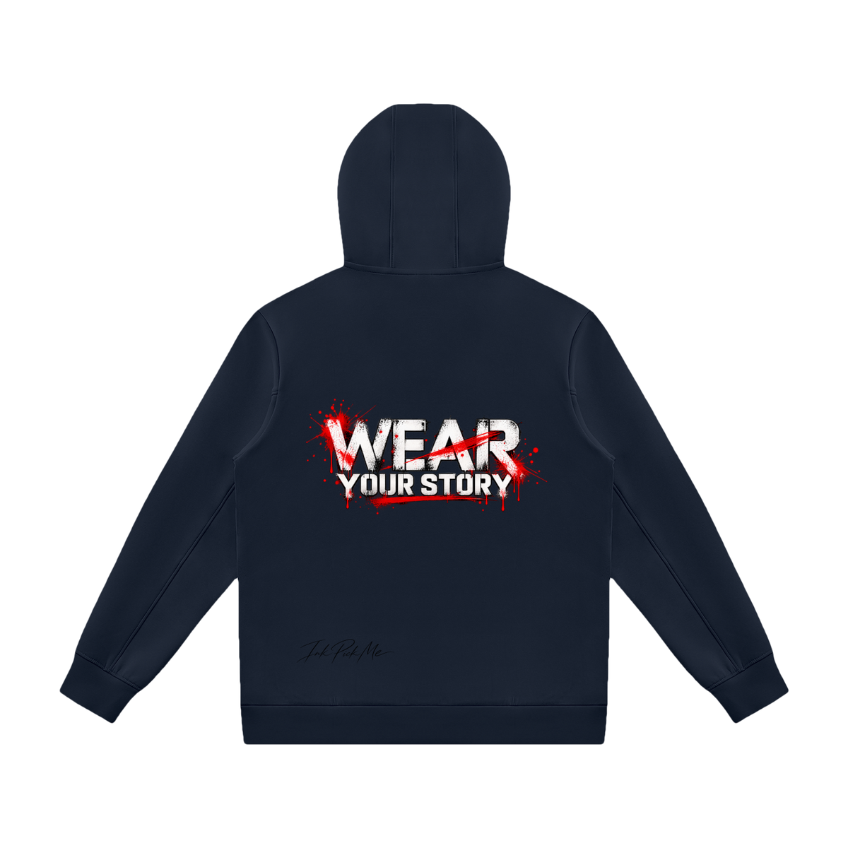 Veste zippée à capuche épaisse unisexe Ink Pick Me – photo 10