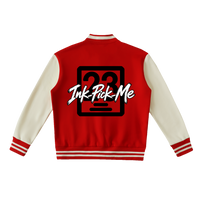 Varsity jacket à doublure polaire et rayures contrastées Ink Pick Me – photo 1