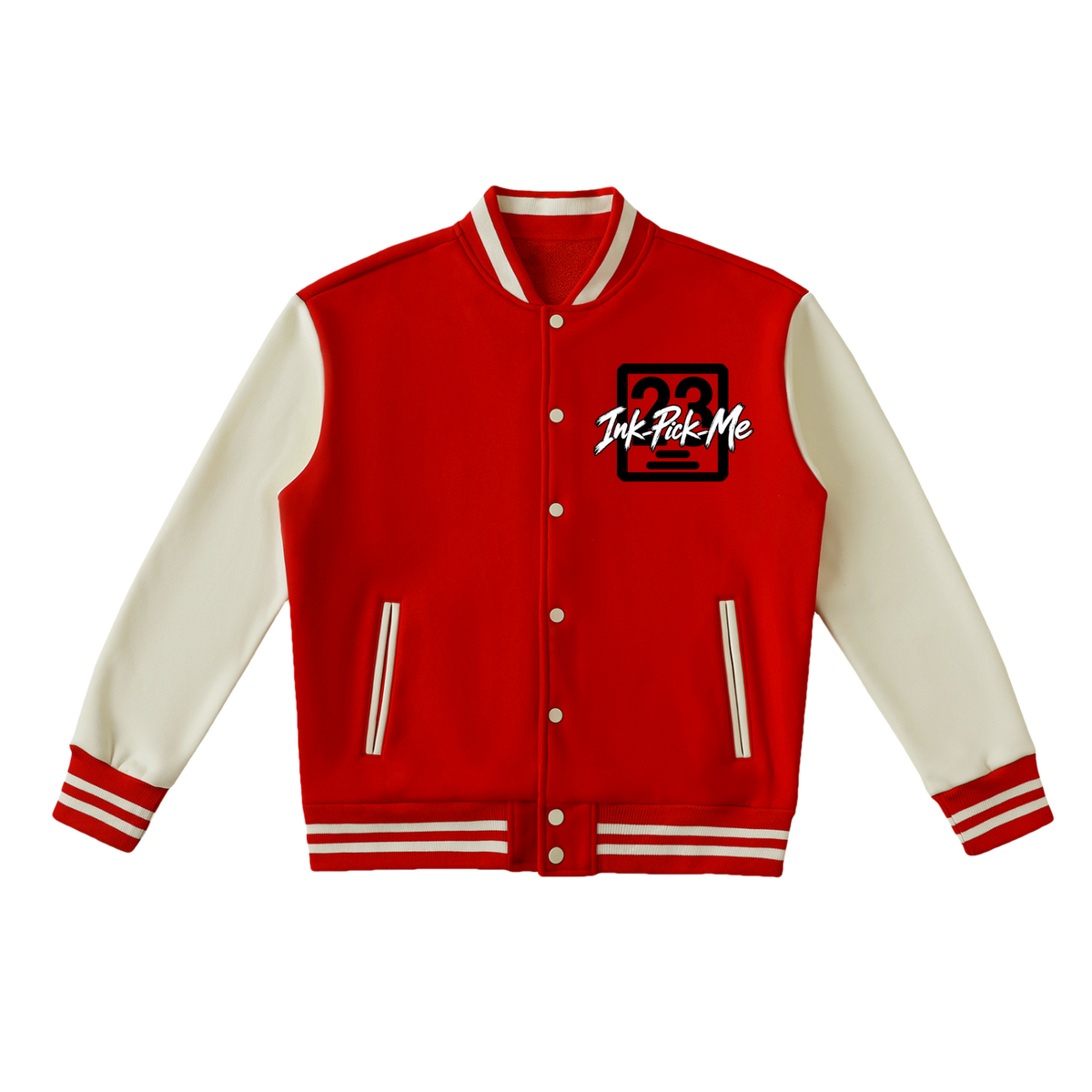 Varsity jacket à doublure polaire et rayures contrastées Ink Pick Me – photo 2