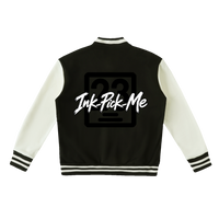 Varsity jacket à doublure polaire et rayures contrastées Ink Pick Me – photo 4