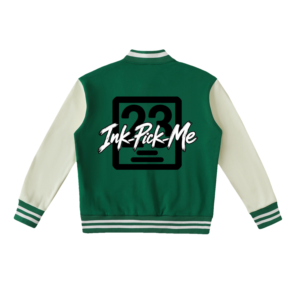 Varsity jacket à doublure polaire et rayures contrastées Ink Pick Me – photo 6