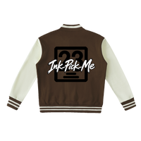 Varsity jacket à doublure polaire et rayures contrastées Ink Pick Me – photo 8