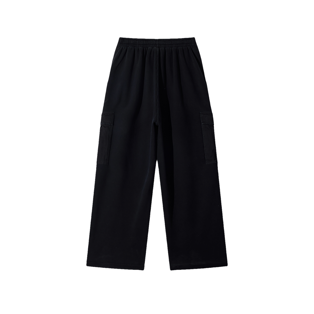 Pantalon cargo noir délavé vintage sans motif Ink Pick Me – photo 2