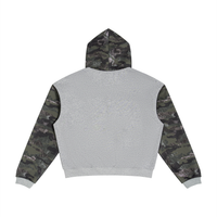 Sweat à capuche zippé camouflage boxy Ink Pick Me – photo 4