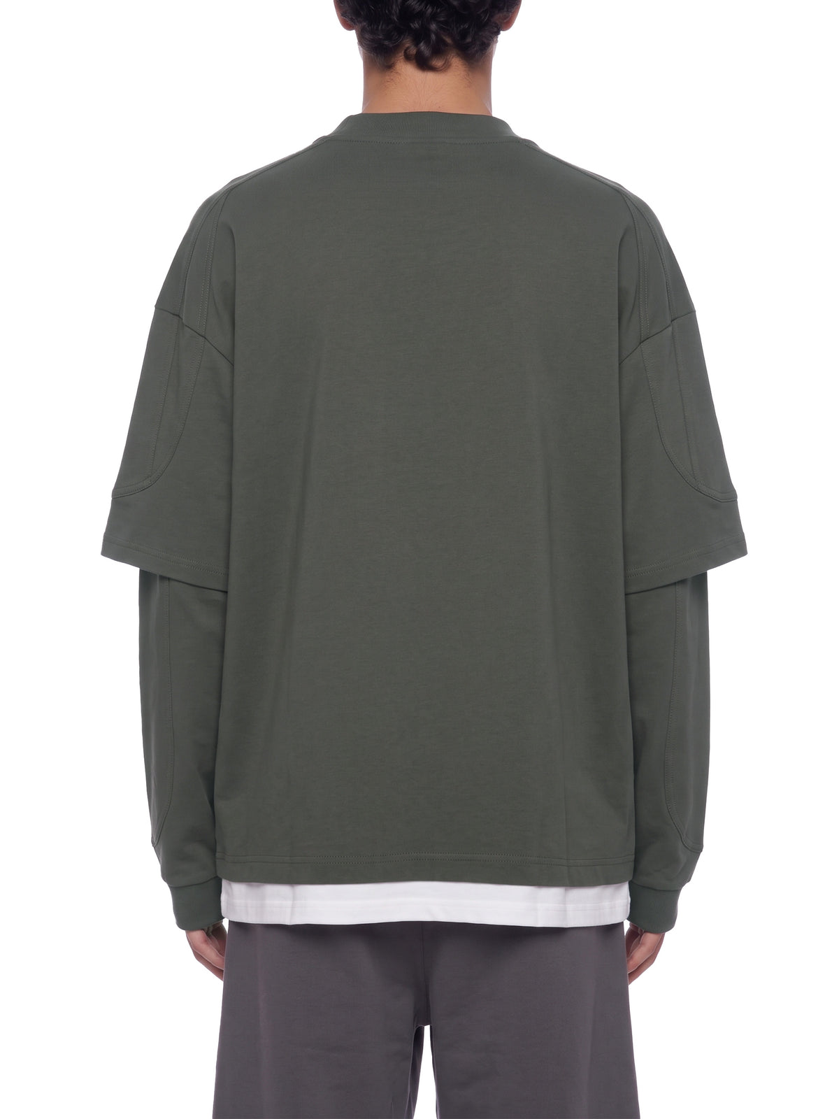 T-shirt manches longues effet superposé Ink Pick Me porté – vue de dos