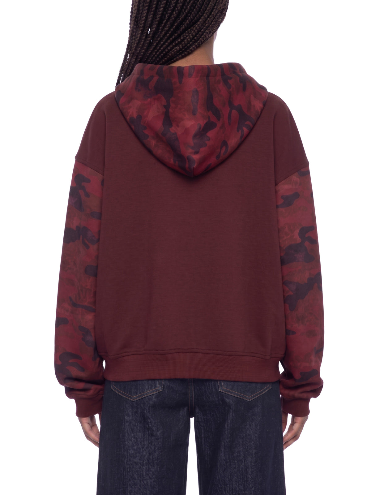 Sweat à capuche zippé camouflage boxy Ink Pick Me – photo 10