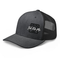 Casquette trucker Signature gris chiné foncé Ink Pick Me