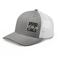 Casquette trucker Signature gris chiné et blanc Ink Pick Me