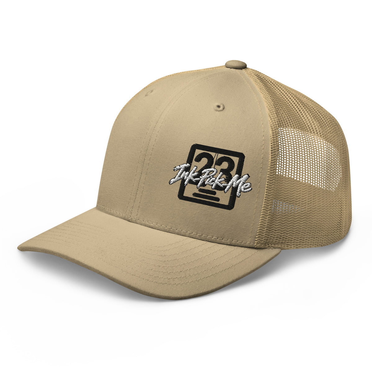 Casquette trucker Signature kaki Ink Pick Me